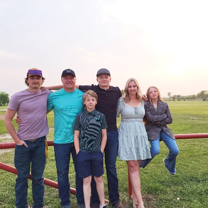 Danny Brock and his family lost their house and many of their farm buildings in the Oxbow tornado. <br />